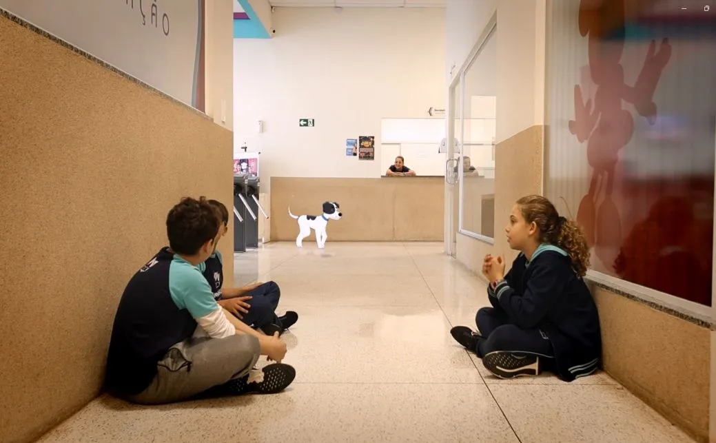Crianças do Magnus em sala de aula